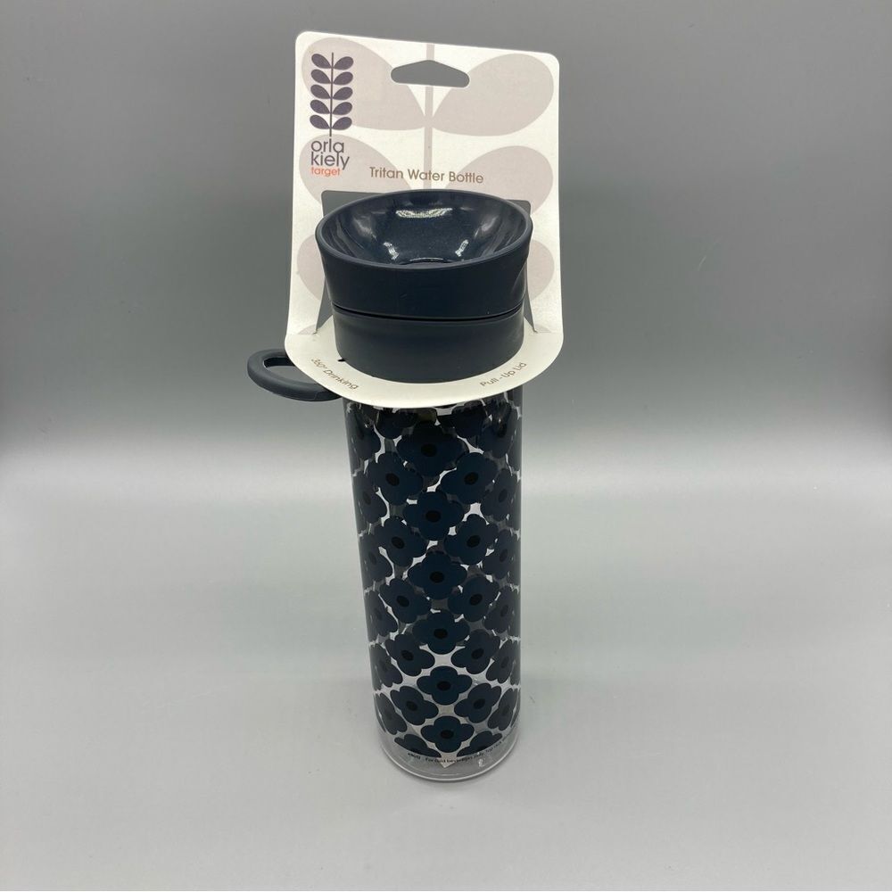 Orla Kiely x Target 360 Drinking Tritan Waterbottle 24 oz - Gray Floral
